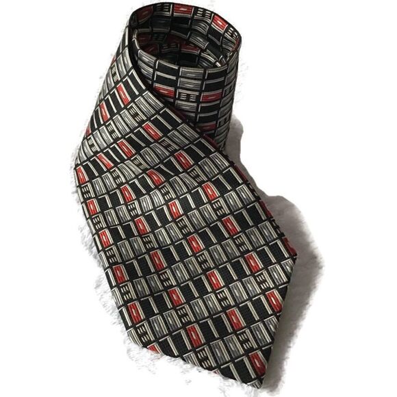Daniel De Fasson Studio Domino Rectangle Necktie - Picture 1 of 7